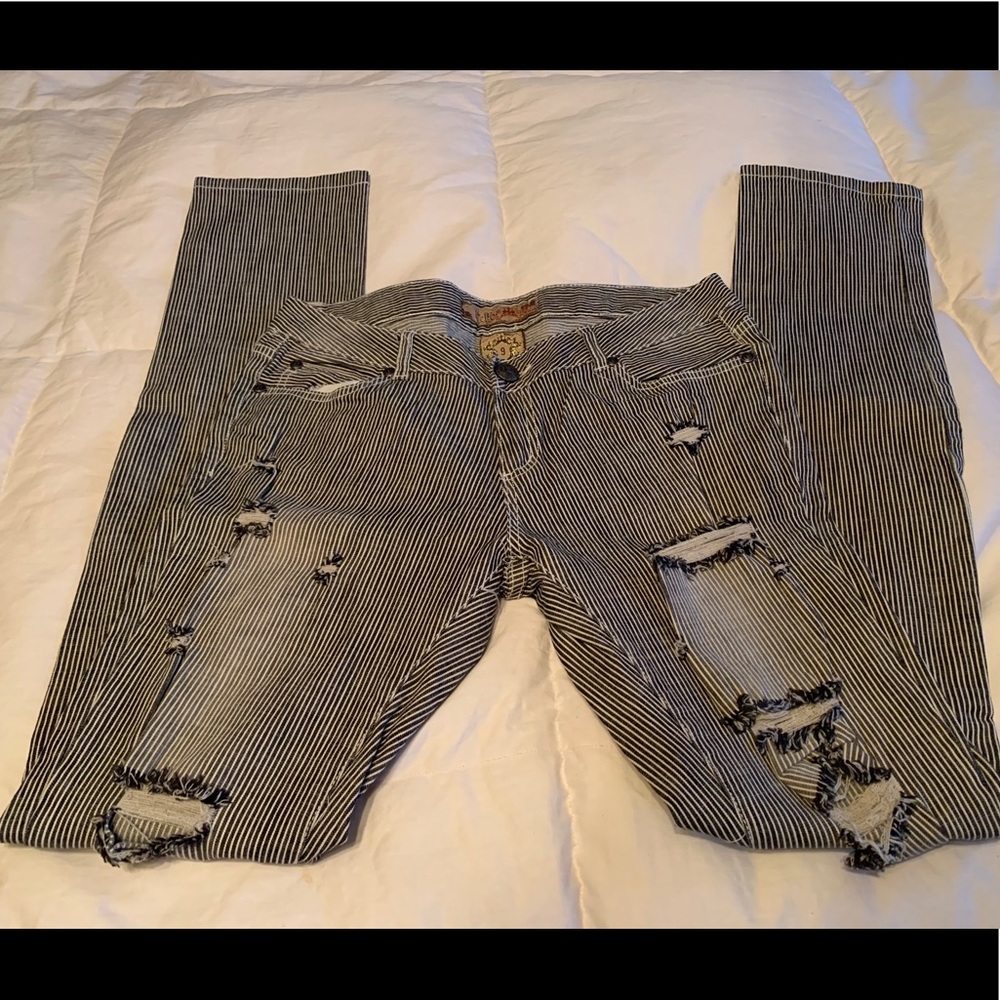 Cello Striped Jeans